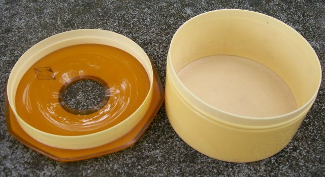 Art Deco Celluloid Plastic Hair Receiver Monogram A-M-L La Parisienne