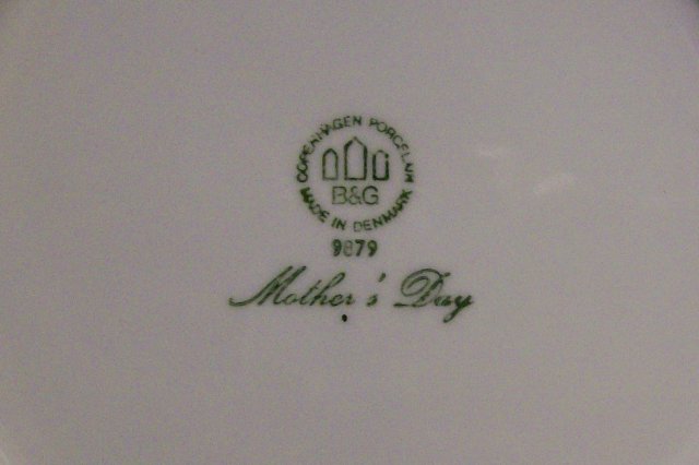 Bing & Grondahl Denmark Mars Dag/ Mother's Day Plate Cocker Spaniels 1969-79 #9879