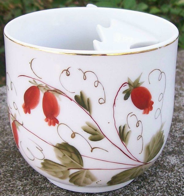 Mustache Cup: Hand-Painted Victorian