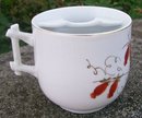 Mustache Cup: Hand-Painted Victorian
