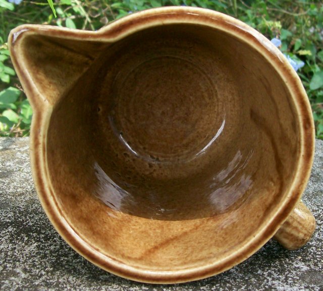 Monmouth/Western Stoneware Pitcher Navajo Indian Diamond Brown 5