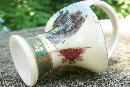 Cheddar Cliffs England Souvenir Ceramic Mini Basket Early 1900's