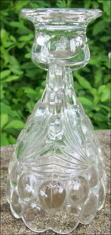 Westmoreland Glass Thousand Eye 3-Piece Console Set #1000 Clear 1934-56