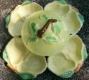 Belmar of California Ceramic Five Piece Serving Set: Figural Fruit Yellow & Green