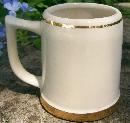 Ceramic Beer Mug with Cardinal/Monk Decal #2