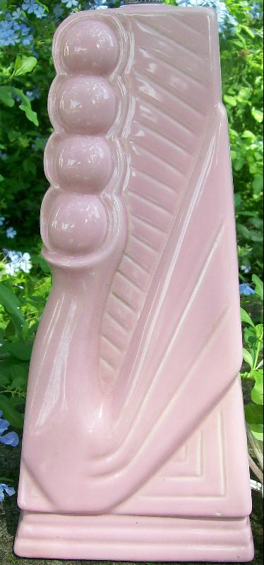 '50's Modern Lamp: Pink Ceramic
