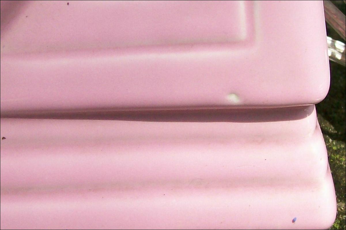 '50's Modern Lamp: Pink Ceramic