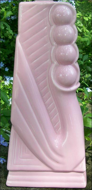 '50's Modern Lamp: Pink Ceramic