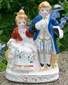 Occupied Japan Colonial Couple Figurine