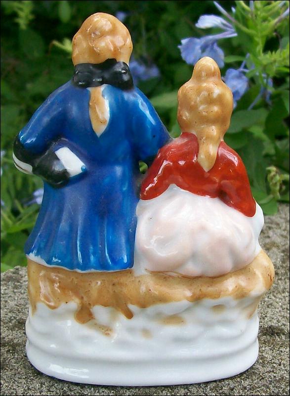 Occupied Japan Colonial Couple Figurine