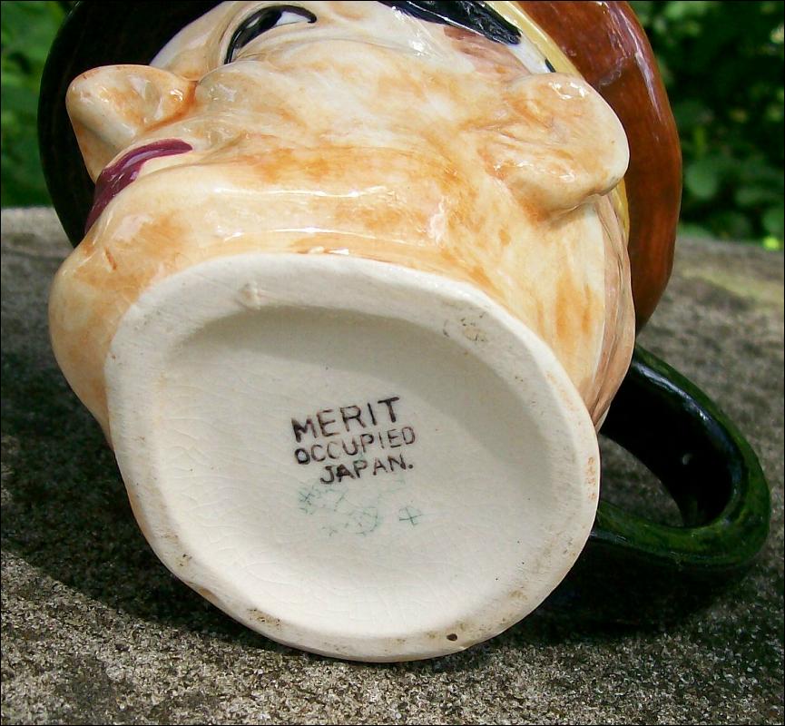General MacArthur Ceramic Toby Mug: Occupied Japan 1945-52 -