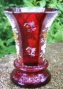 Bohemian Ruby-Flashed Goblet: Ca. 1860