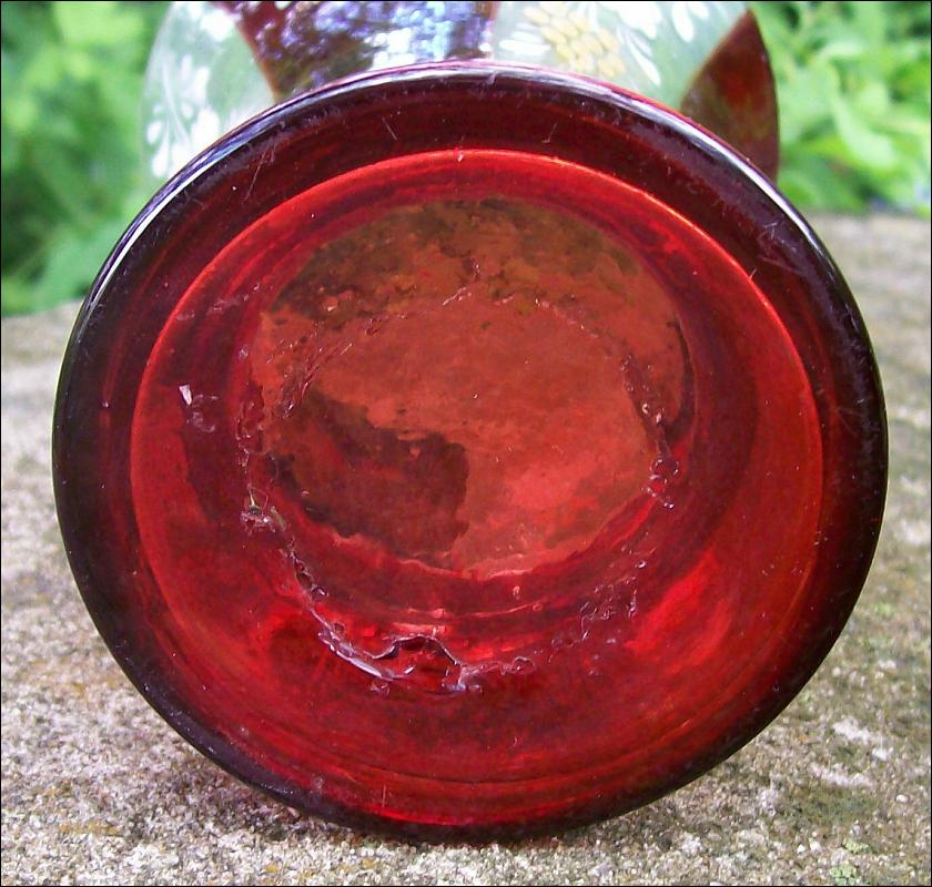 Bohemian Ruby-Flashed Goblet: Ca. 1860