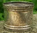 Sterling Silver Napkin Ring: Aesthetic Ca. 1880's