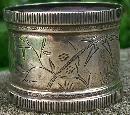 Sterling Silver Napkin Ring: Aesthetic Ca. 1880's