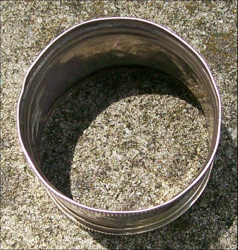 Sterling Silver Napkin Ring: Aesthetic Ca. 1880's