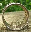 Sterling Silver Napkin Ring: Repousse Roses