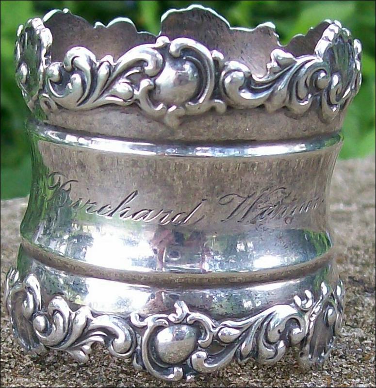 Sterling Silver Inscribed Napkin Ring