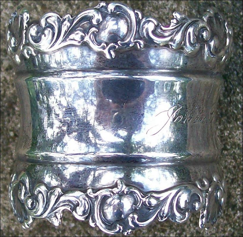 Sterling Silver Inscribed Napkin Ring
