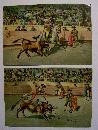 Bullfight Chromolithograph Print Set of 12 J. Arias