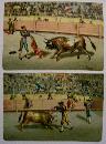 Bullfight Chromolithograph Print Set of 12 J. Arias