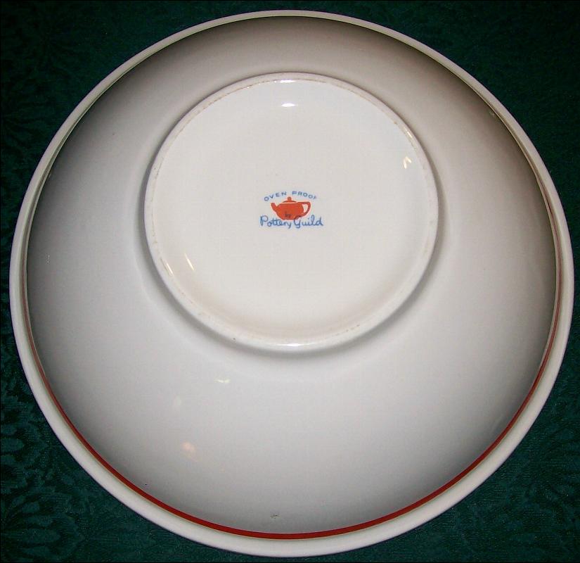 Pottery Guild/Cronin/Block China Salad Bowl