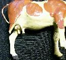 Victorian Era Composition Toy Animals 1800's Germany Christmas Creche/Nativity Set of 3 As Is