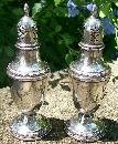 Rogers Sterling Salt & Pepper Shakers: Late 1800's