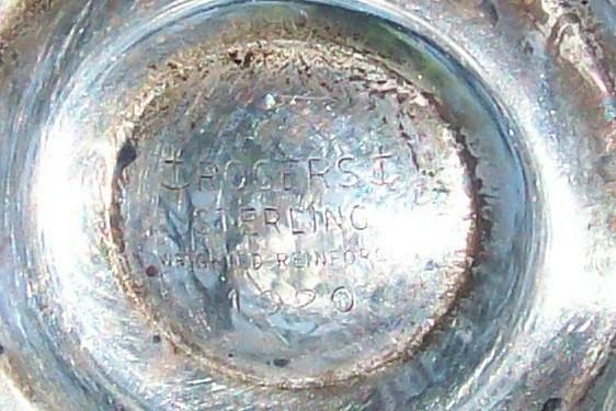 Rogers Sterling Salt & Pepper Shakers: Late 1800's