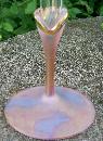 Nouveau Art Glass Champagne: Rueven Hand-painted