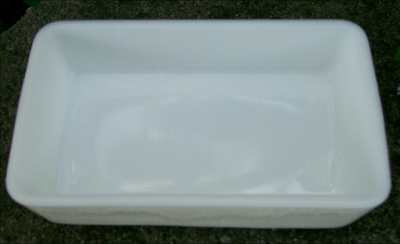 Opal Glass Covered Box with Hand-painted Flowers