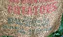 Ryan's Potatos Advertising Burlap Sack Ca. 1960s Grand Forks Michigan
