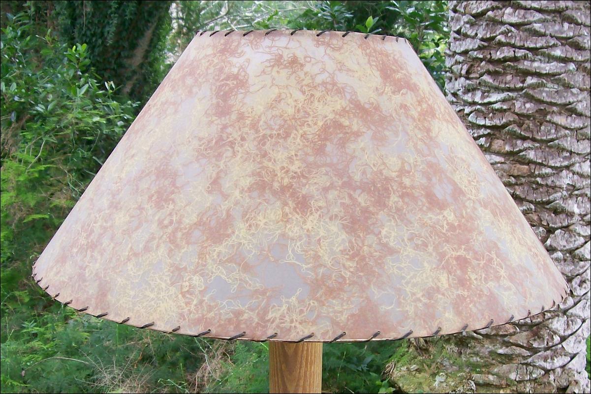 '50's Floor Lamp with Fiberglas Shade