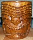 Philippine Tiki Mug: Hand-carved Wood