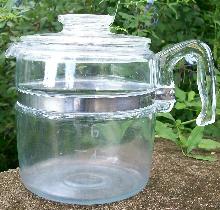 Pyrex Flameware Percolator Body with Lid Only