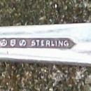 Royal Crest Sterling Silver Castle Rose Baby/Child's Fork Ca. 1942