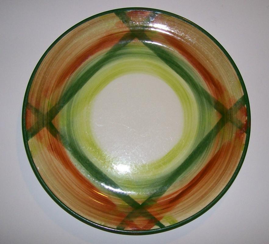 Metlox Vernonware Tam O'Shanter Ceramic Plate 9.75