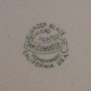 Metlox Vernonware Tam O'Shanter Ceramic Plate 9.75