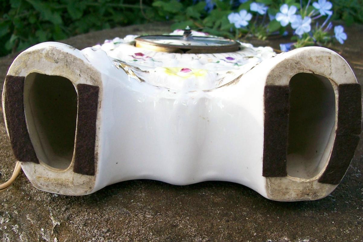 Porcelain Clock with Sessions Electric Movement