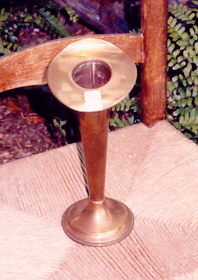 Brass Vase: Jack-in-the-Pulpit by Friedman of New York