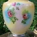 Victorian Vase Lamp: Center Draft Oil: No Shade
