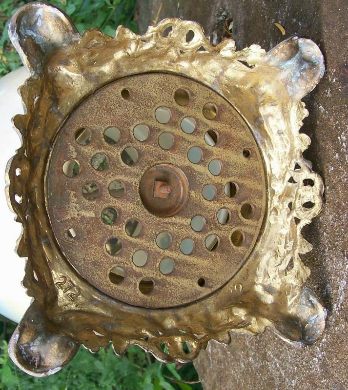 Victorian Vase Lamp: Center Draft Oil: No Shade