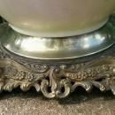 Victorian Vase Lamp: Center Draft Oil: No Shade