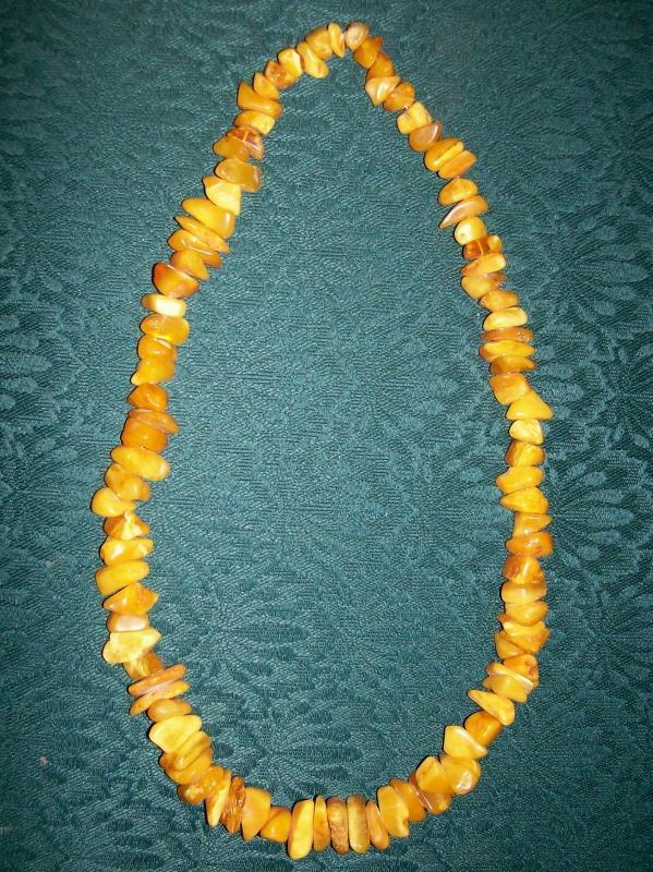 Baltic Amber Necklace Natural Nugget 24
