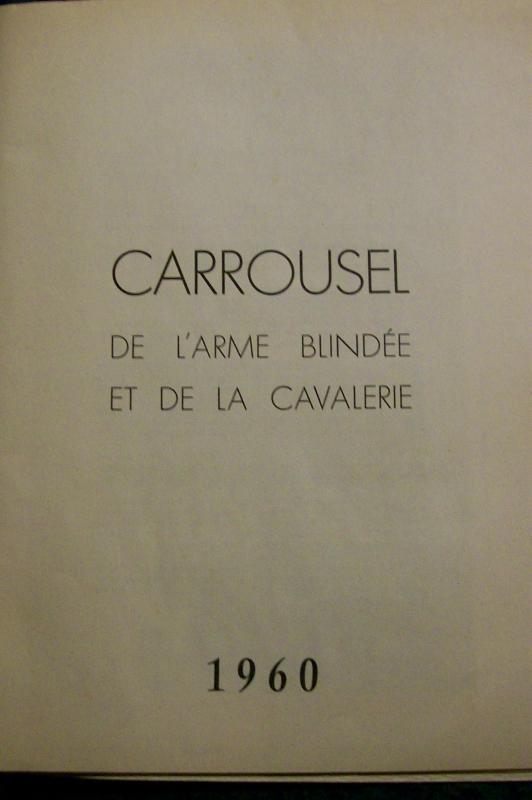 Carrousel de Saumur Souvenir Program French Military Exhibition 1960