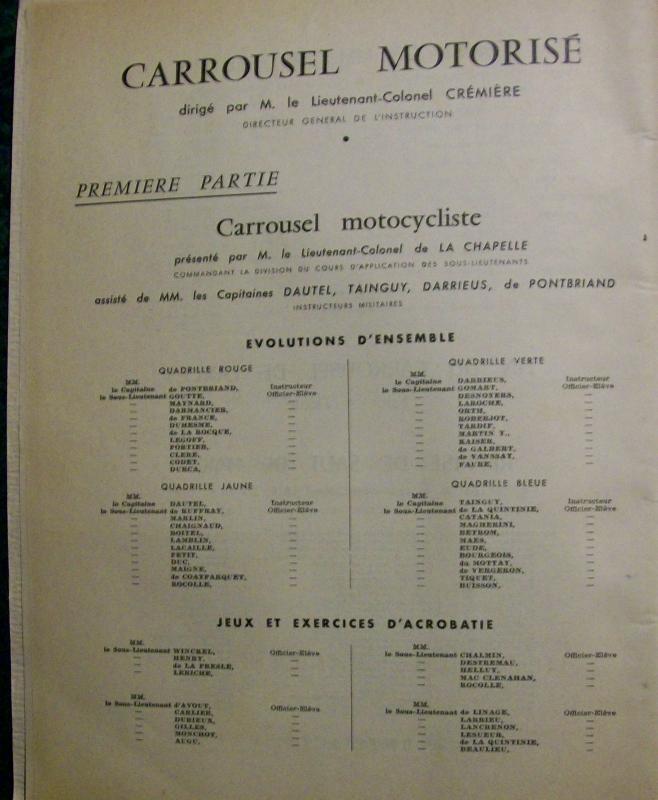 Carrousel de Saumur Souvenir Program French Military Exhibition 1960