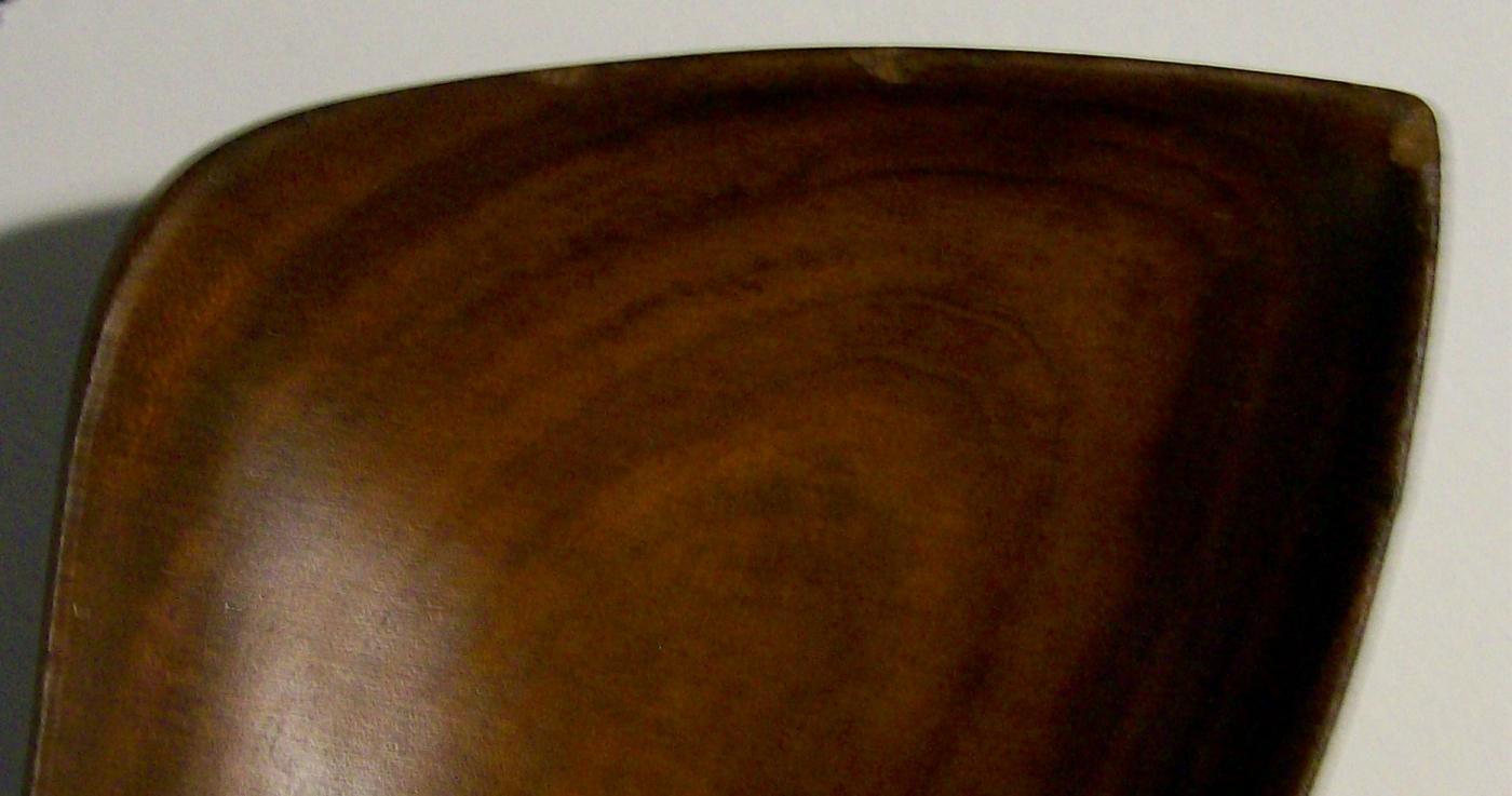 Polynesian Monkeypod Wood Salad Fork & Spoon 1950s-60s