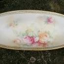 JSV Germany Porcelain Celery Dish Johann Seltmann Bavaria 1900-10 Roses