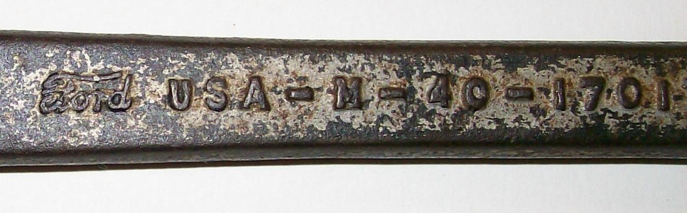 Ford Wrench M-40-17017 Spark Plug/Headbolt Ca. 1930 Steel