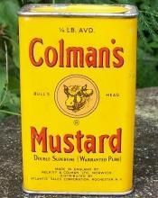 Spice Tin: Colman's Mustard, Circa 1930's